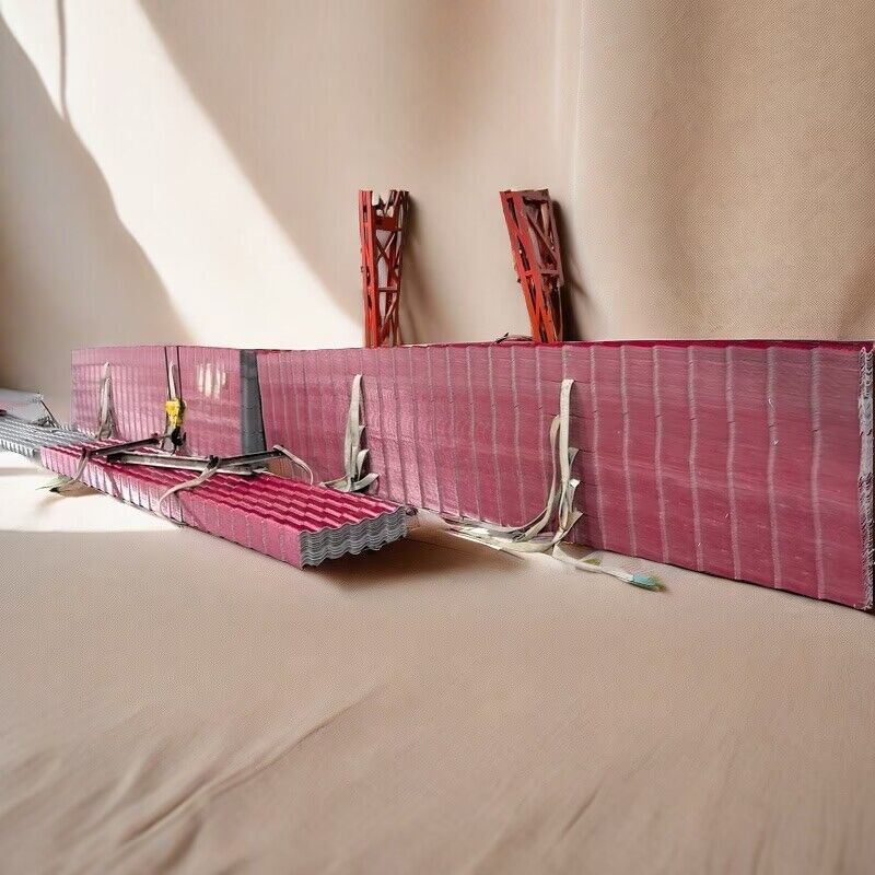 枣红合成树脂瓦图片展示